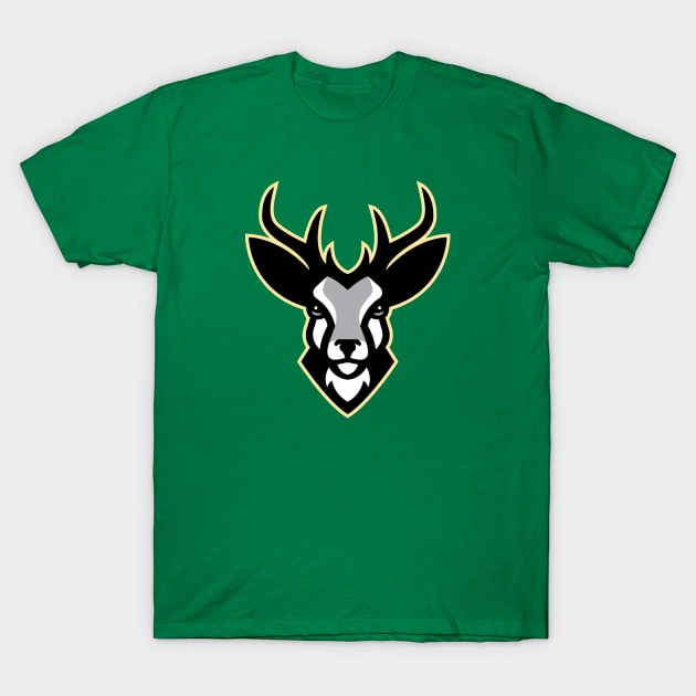 Graceful Deer Sports Mascot T-shirt - Athletic Apparel for Nature Lovers T-Shirt by CC0hort